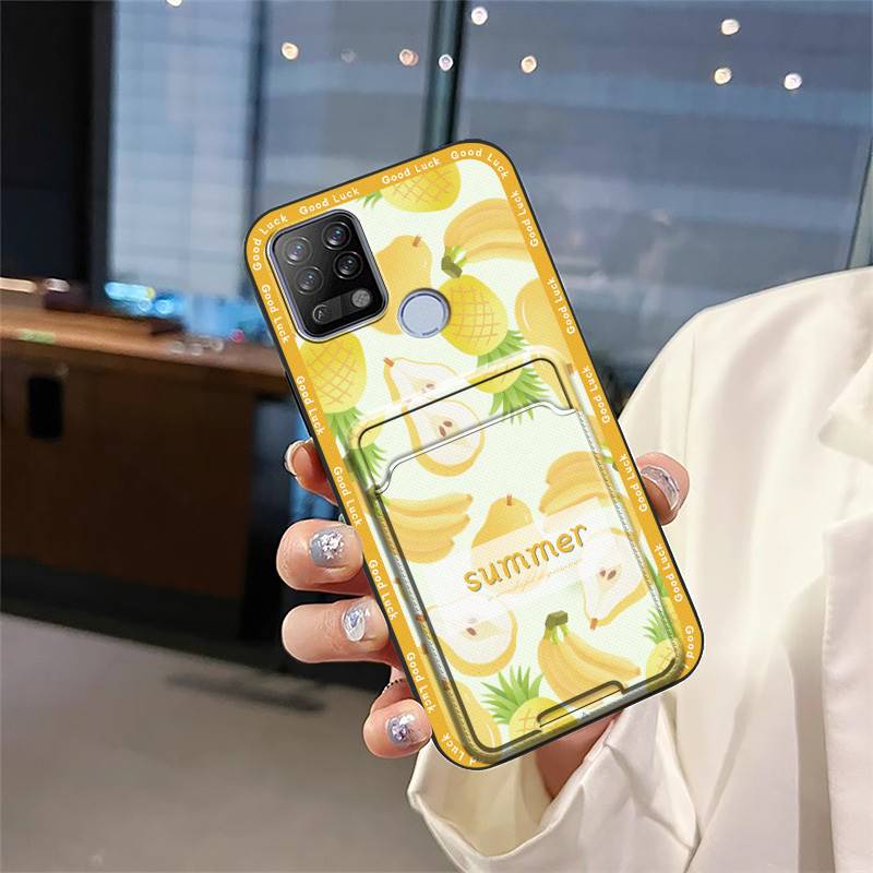 Graffiti Full Wrap Phone Case For Tecno Pova/LD7 Protective Card Slot Cover Dirt-resistant Soft Case Durable Card Bag