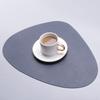 2/6Pcs PU Leather Table Mat Placemats for Table Waterproof Non-Slip Table Napkin for Dishes Tableware Kitchen Accessories