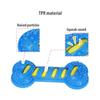 Squeaky Dog Toy for Aggressive Chewers Interactive Rubber Bone with Sound Chew Resistant Molar Rod Training Toy Durable