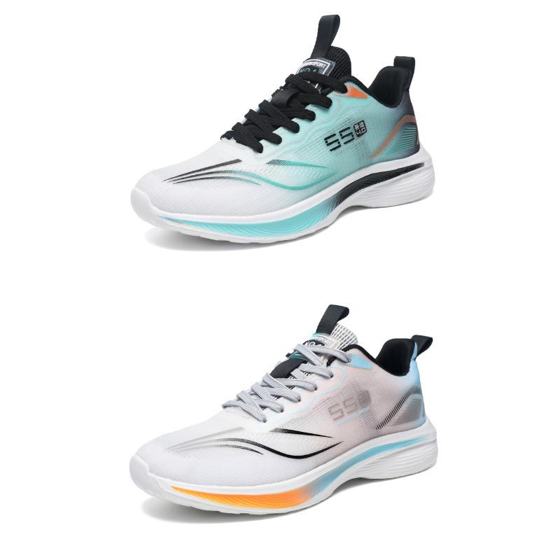 Men's Breathable Mesh Running Shoes, Versatile Soft Sole Lightweight Cold Bonded Casual Sneakers for Students
