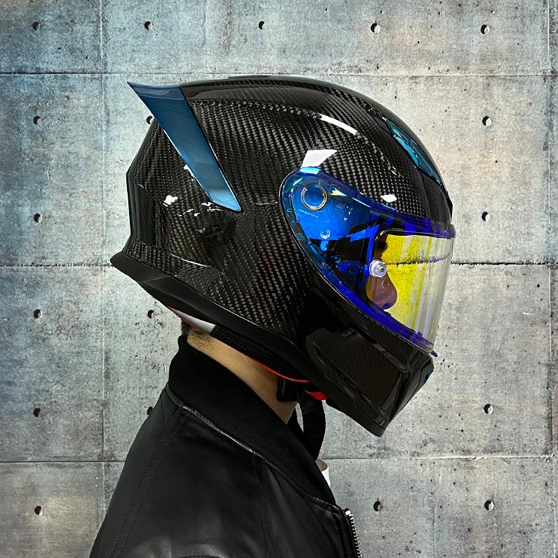 Orz-MT30 carbon fiber motorcycle helmet four seasons full face dot approved unisex