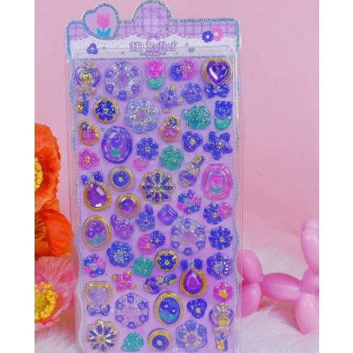 1 buc. Drăguț Desen Animat Familie Fantome Autocolante Relief 3D Distractive Jelly Transparente Decorațiuni pentru Huse de Telefon Copii DIY Autocolant Cristal