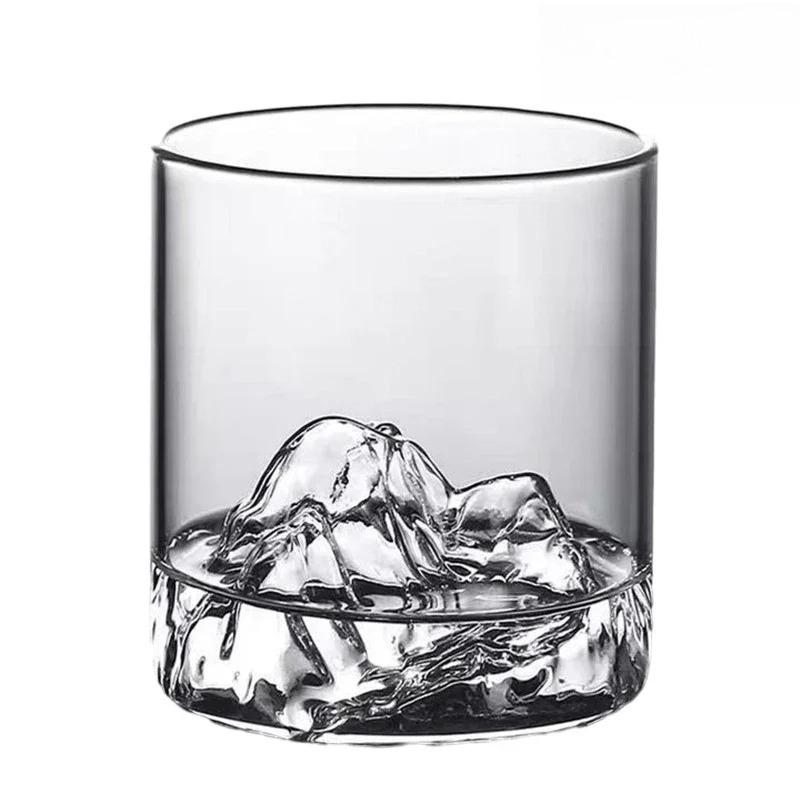 

175/300ML Creative Glass Mountain Viewing Cup Mountain Teacup Japanese Cup Household High Beauty Water Mug M