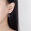 Trendy Unisex Star Earring Pendant with Hollow Design