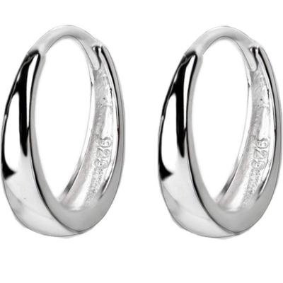 Ostory Earrings Simple Hoop Earrings 925 Sterling Silver Ring Hoop Earrings for Women and Men Accessories Gift Box Included