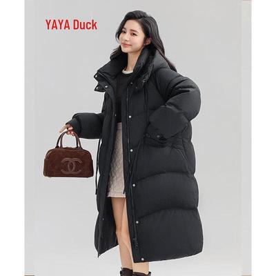 Women's Long Loose-Fit Down Jacket