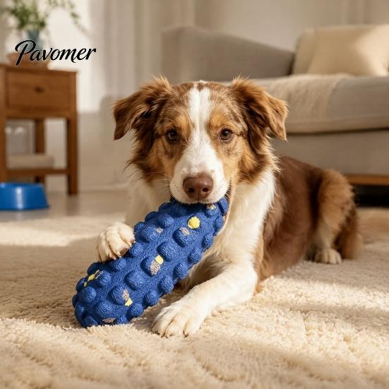 Teeth Cleaning Toys for Medium Dogs High-Resilience Foam Dog Chew Toy, Indestructible Corn Puppy Teething Safe Non-Toxic Pet Toy Aggressive