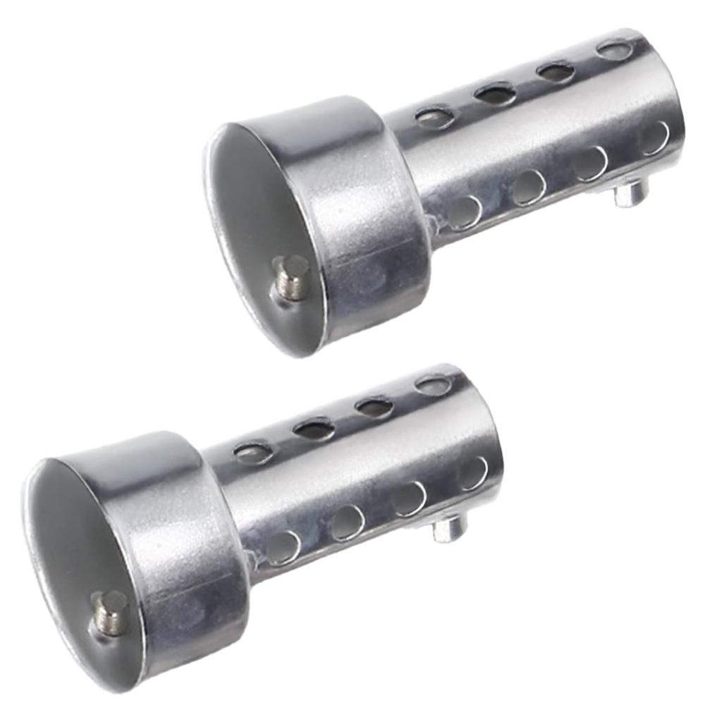 Alpha Depot Inner Silencer Inner Baffle General Purpose Silencer Motorcycle Muffler (Short, 1.9 Inches (48 Mm) X 2 Pieces