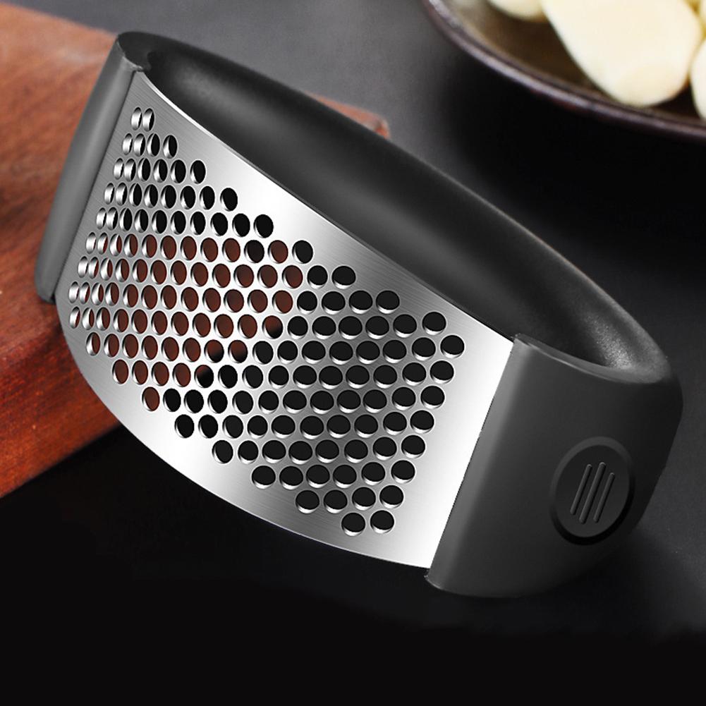 1/2pcs Garlic Press Crusher Manual Garlic Mincer Stainless Steel Chopping Garlic Tool Fruit Vegetable Tools Kitchen Accessories