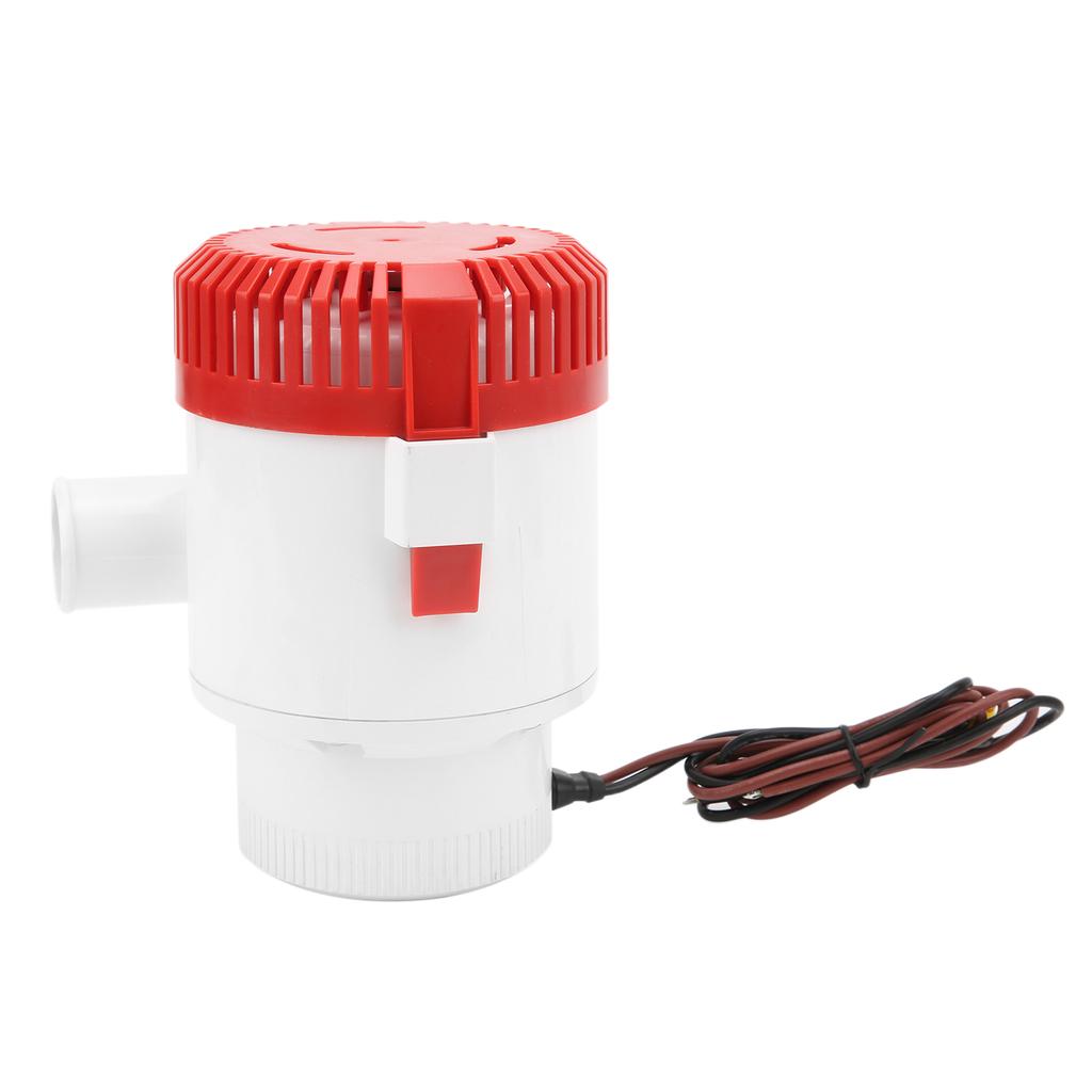 12V Blige Water Pump 3700GPH 112in Outlet Electric SemiOpen Impeller for Boat Yacht