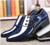 Scarpe da Uomo Abbigliamento Retro Appuntite Moda Lucide Traspiranti Casual Pelle Lucida Scarpe da Lavoro Matrimonio Singole