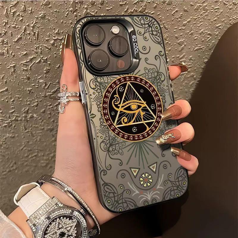 

Чехол для iPhone 16Pro со Всевидящим Оком для iPhone 15Pro/14/13/17 - Европейский и Американский Стиль iPhone 12 Pro Max