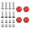 Car Decoration License Plate Bolts Chrome Screws Nuts for Subaru WRX BRZ STI Legacy Forester Outback Impreza Badge Accessories PP111
