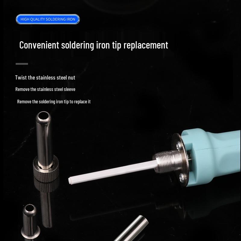 Portable 80W Digital Display Soldering Iron Set with Internal Heating