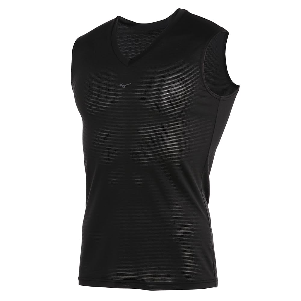 

Mizuno Одежда для гольфа Нижнее белье Dry Aeroflow Без рукавов Высоко дышащая Черная футболка, Влагоотводящая, Быстросохнущая, Материал, Эластичная, E2MJB008, Мужская, чёрный