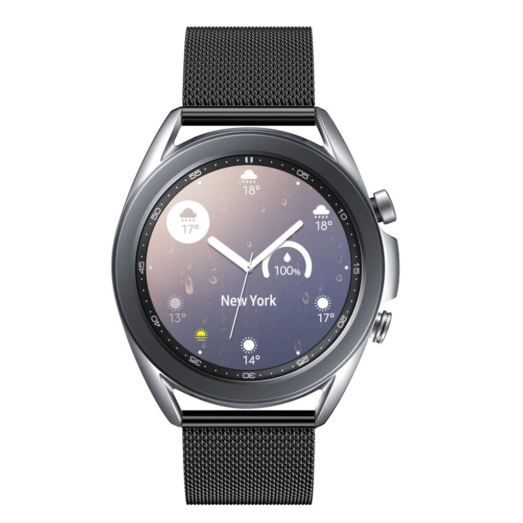 Stainless Steel Milanese Smart Watch Fine Mesh Strap Replacement for Samsung Galaxy Watch3 41mm