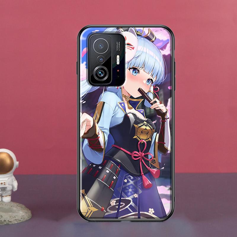 Kamisato Ayaka Genshin Impact For POCO X5 X3 F5 Pro X4 F4 GT M5s C40 F3 Case For Xiaomi 13 Lite 12 11T 12T Pro 12X Cover