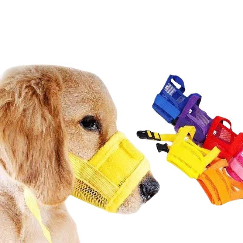 Dog muzzle to prevent Biting Barking Eating indiscriminately Can Drinking water masks Small&medium-sized pet bark suppressors