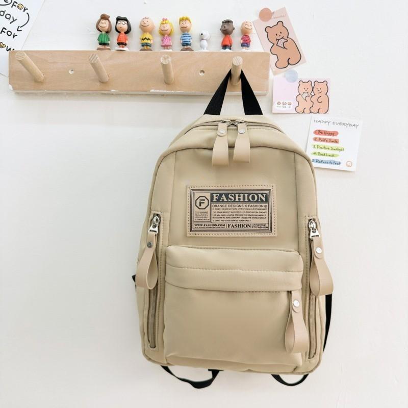 Moderní lehký plátěný batoh v korejském stylu pro děti s pohodlnými ramenními popruhy se vzduchovým polstrováním