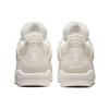 Dámské tenisky Air Jordan 4 Retro Blank Canvas Krémová Plachetnicová Cementově šedá DQ4909-100