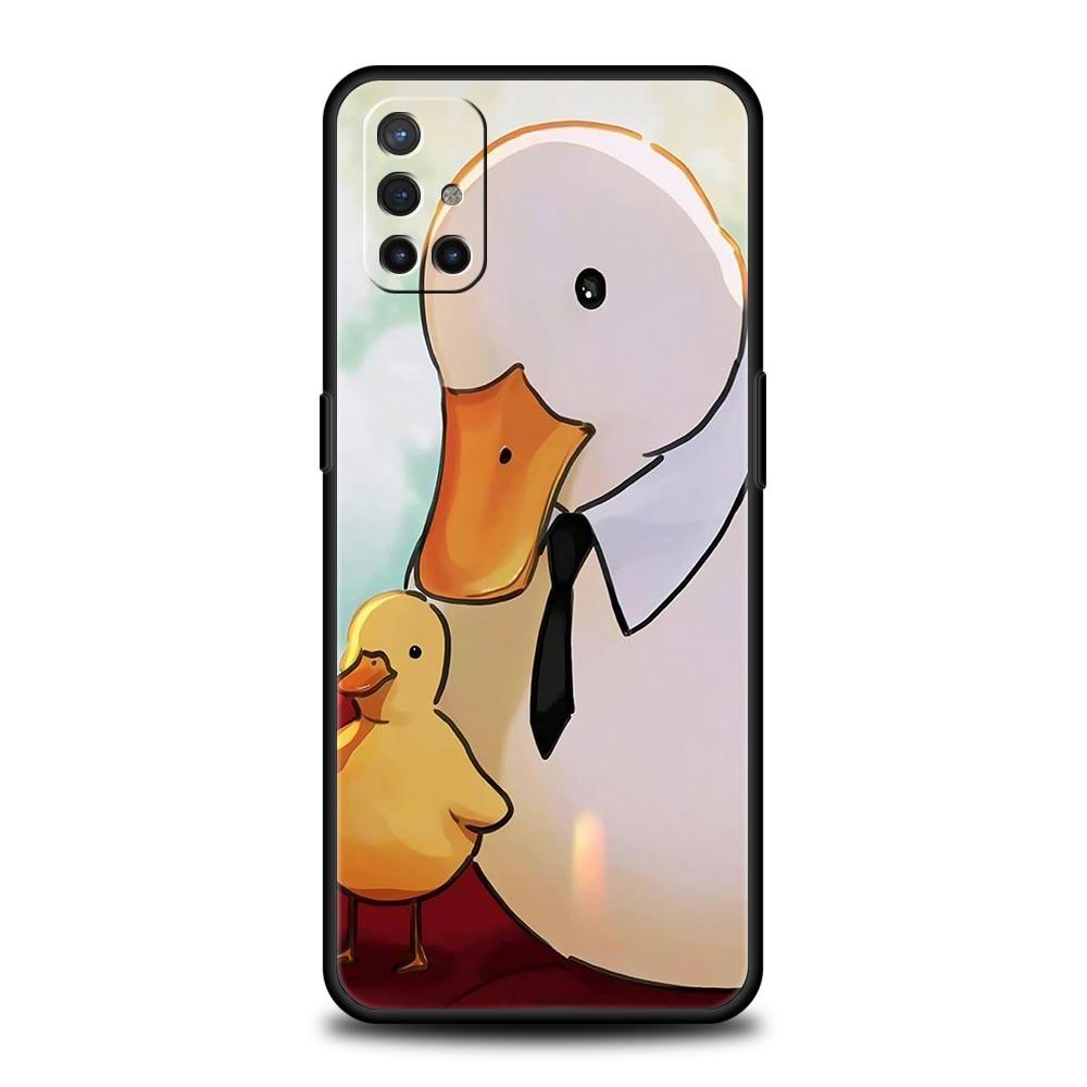 Phone Case For OnePlus 12 11 10 9 Pro 9T 12R 10R 9R 9RT 10T 8T 8 7 6T 7T Nord 2T CE 2 5G N200 N10 Cover Cartoon Duck Goose Game
