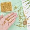 Iron Spacer Beads, Round, Golden, 3x3mm, Hole: 1.2mm, 2000pcs/set