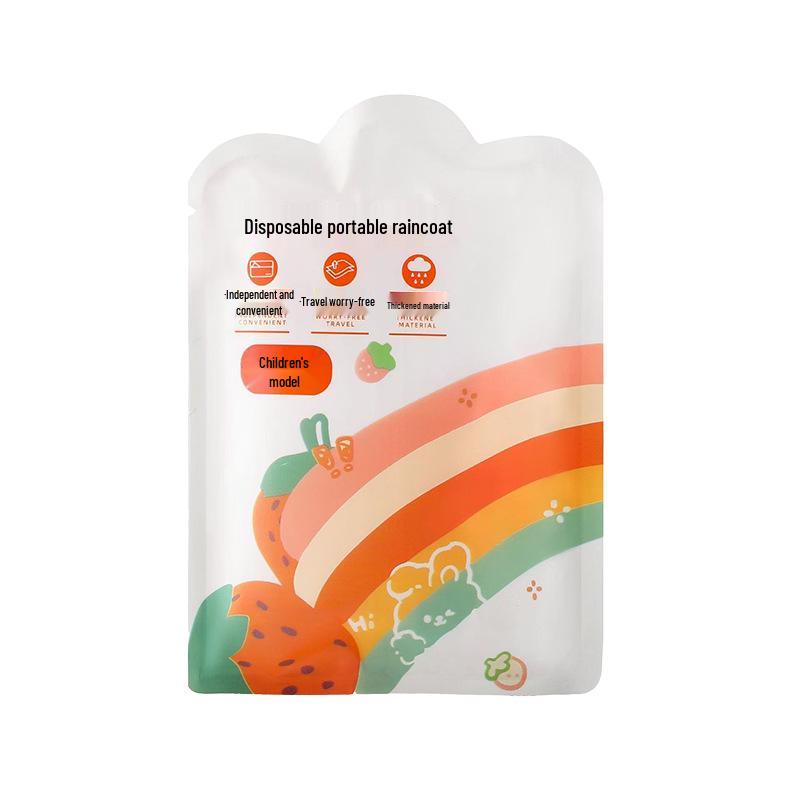 

Kids Poncho: Thickened, Lengthened, Disposable Raincoat (6-12 Years)