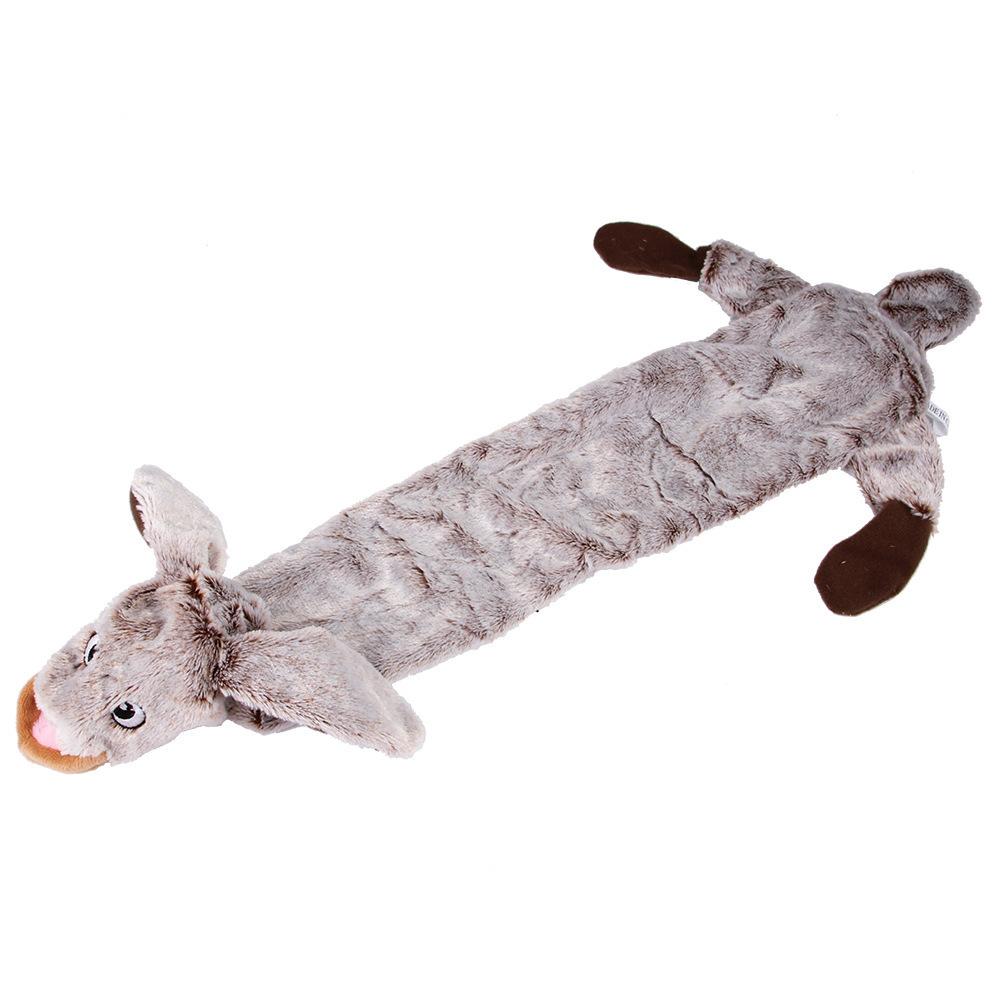 

Dog Chew Squeaky Whistling Squeak Pet Wolf Rabbit Animal Plush Toy Dog Chew Squeaky Whistling Involved Squirrel Dog Toys