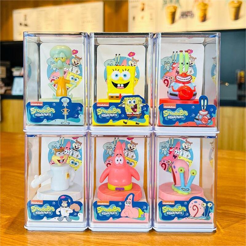 Cute Spongebob Pvc Collectible Figurine Model Toy For Decor And Gift