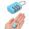 Mini Password Lock Durable Zinc Zinc Alloy Padlock Practical Number Lock  Handbag