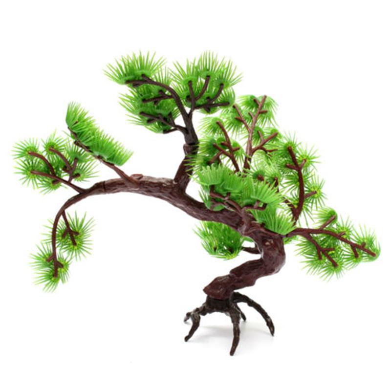 Купить 13 см искусственный пластиковый бонсай сосна аквариум аквариум ...