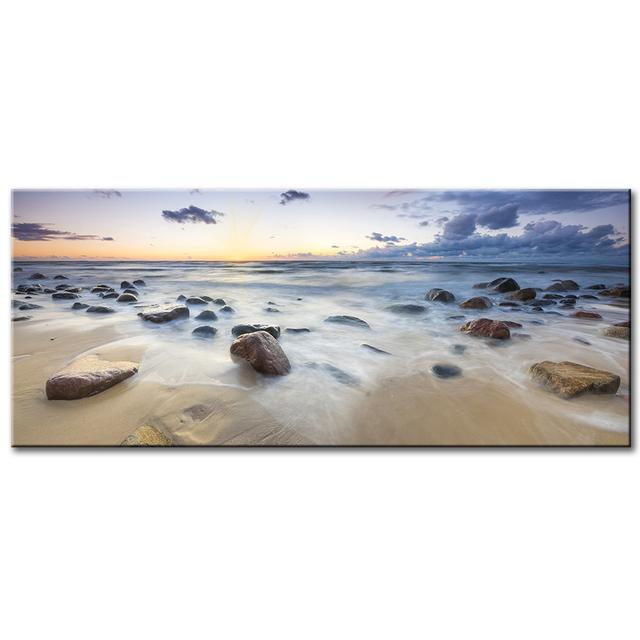 Beach Sunset Wall Art Posters Large Landscape Canvas Painting Print Nordic Forest Trees Wall Decoration Picture For Home Decor