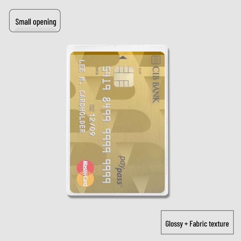 

Серебряный RFID-блокирующий противокражный чехол для карт - Защита от размагничивания и экранирование NFC