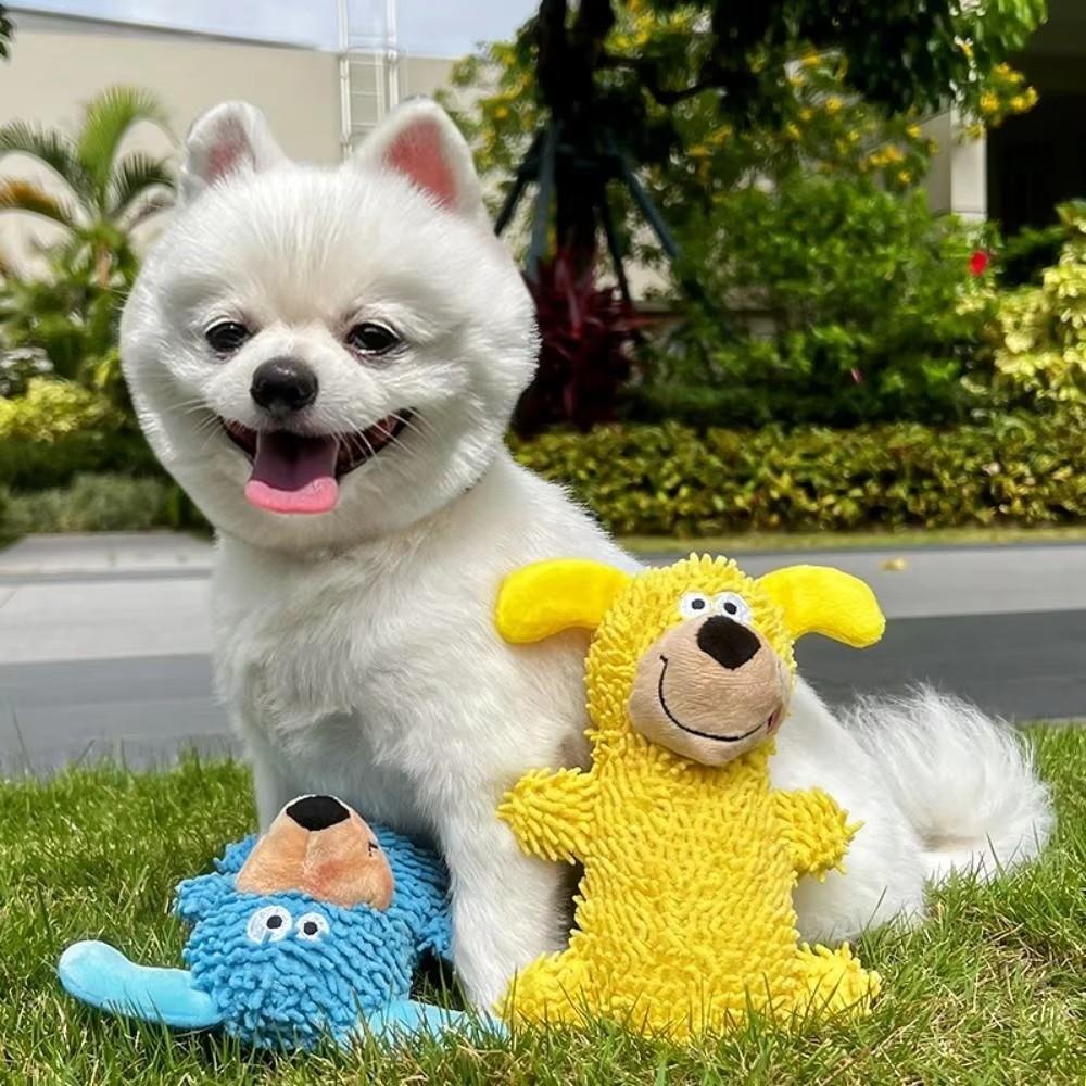 Pet Training Cartoon Squeaky Dog Bite-resistant Wear-resistant Cleaning Tooth Chew Creative Soft Pet Shake Sound Gift