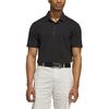 adidas Ultimate365 Golf Twistknit Tour Mode Einfach Weich Vielseitig Kurzarm Poloshirt Herren Oberteile Schwarz JN9081