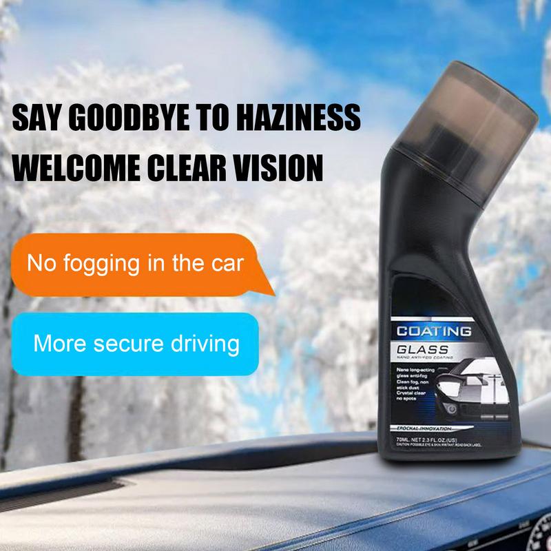 Car Glass Anti-Fog Agent 90ml Auto Glass Defogging Agent Long-Lasting Anti-Fogging Tool For Sedan Truck SUV RV Small Car