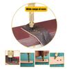 Leather Hole Punching Tool Automatic Puncher with Wooden Handle Hollow Hole Punch with 6 Tips for Leather Belt, Bag, Wristband