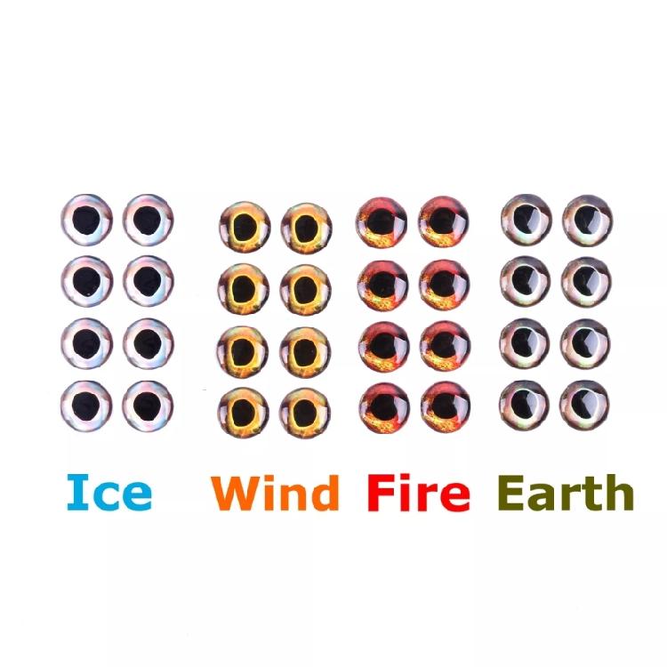 336Pcs/pack Realistic Fishing Baits Eye Materials with 4D Fish Eye Fishing Lures Set For Enhances Fishing Attraction