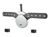 NEWSTAR Fixation murale OLED-W600BLACK - Pour TV - Noir