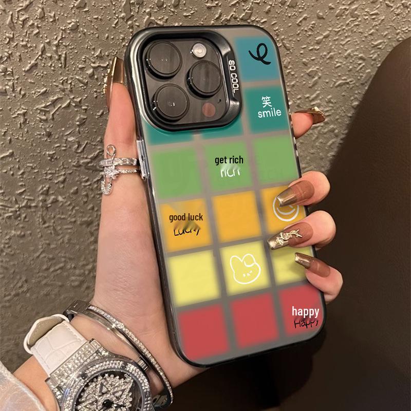 

Cross-Color Plaid Case for iPhone 11/13 Pro Max/14/15/XR/XS Max 14 Pro/6.1