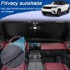 Car Black Window Privacy Sunshade For LAND ROVER RANGE ROVER VELAR 2017-Present Anti-UV Heat Insulation Protect Cover Accessory