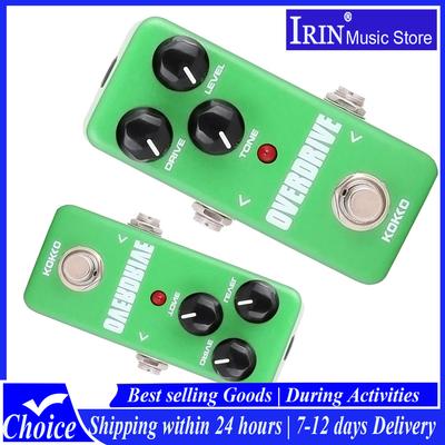 KOKKO Overdrive Electric Guitarra Effect Pedal Natural Tube Overdrive Effect True Bypass Pedal FOD3 Electric Guitar Accessory