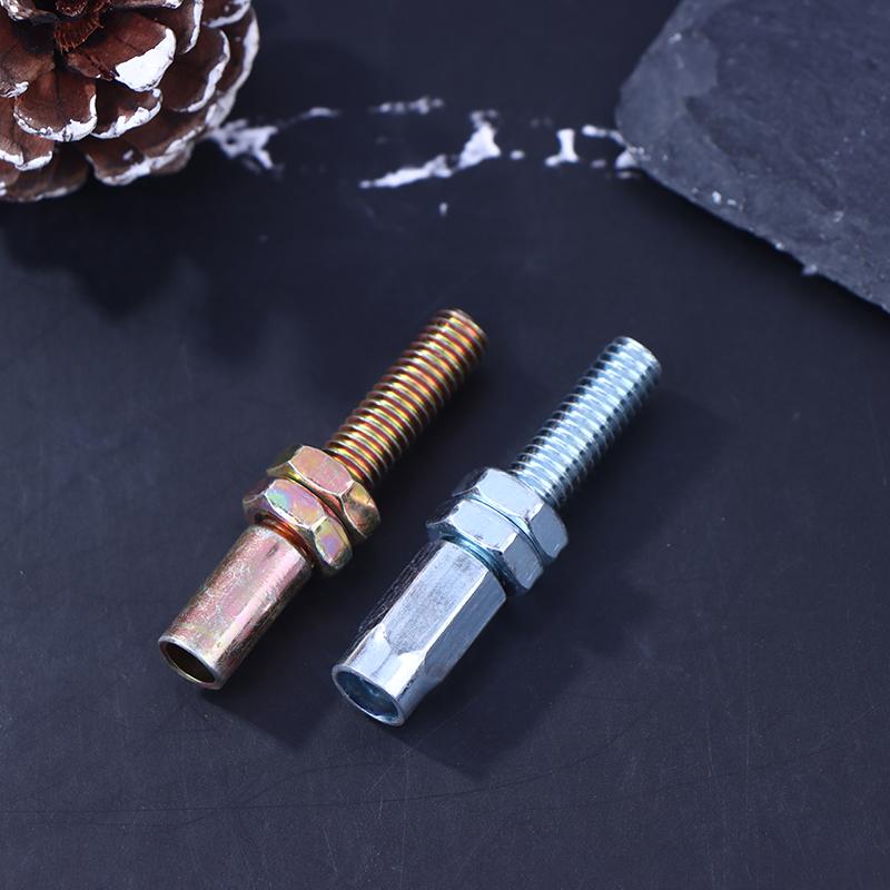 10Pcs M6 Screws Motorbike Throttle Cable Parts M6 Hollow Screw Throttle Cable Kart Throttle For Agricultural Machinery Accessori