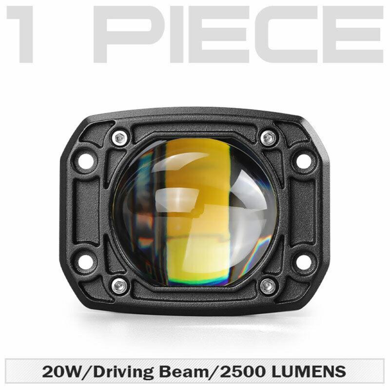 Metal 3 Inch Car Led  Work  Lights Shockproof High Brightness Energy Saving Good Heat Dissipation