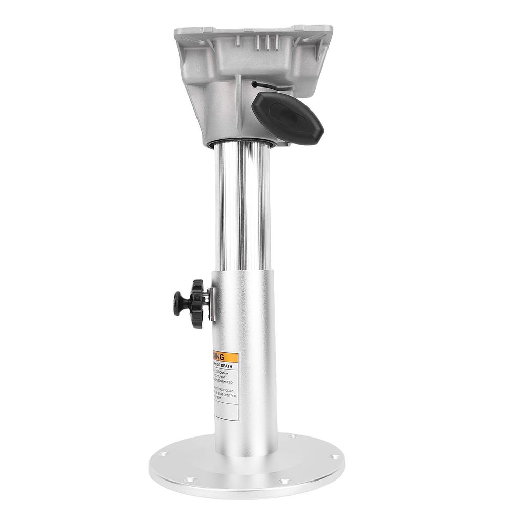 Boat Seating Pedestal 330 to 480mm Height Adjustable Aluminum Alloy Detachable Seating Base for Yacht RV Lounges