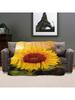 Ah Sun-Flower! Weary Of Time  Distressed Sunflower Throw Blanket Fluffy Bed Blankets