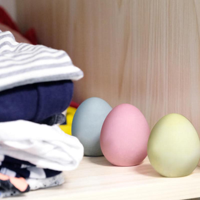 Diatomaceous Earth Odor Absorbing Egg Kitchen Air Freshener Moisture Absorption Refrigerator Deodorizing Fishy Musty Remover