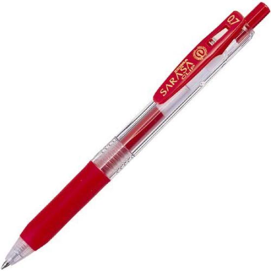 Zebra Sarasa Clip Red of 0.7mm JJB15-R (Pack 10)