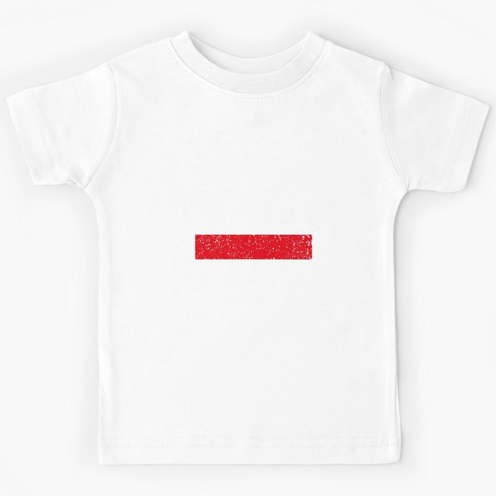 Poland Polska Flag Grunge Kids T-Shirt 140