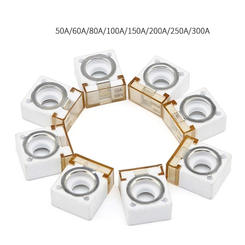 Waterproof Marine Battery Fuses  58V Automotive Fuses  Rings  Terminals Fuses  Upgrades for Comprehensive Circuit Protection